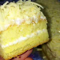 A picture of Vanilla sponge cake.