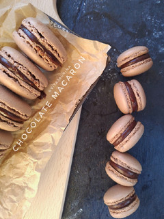 Foto resep Chocolate Macaron (Swiss Meringue Method)