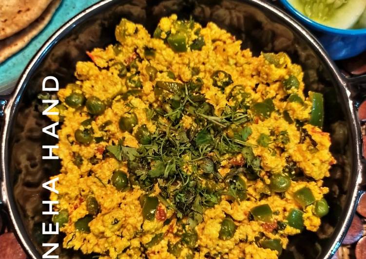 Recipe of Quick Jain paneer bhurji