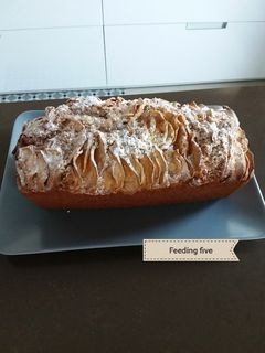 Una foto de Bizcocho de manzana