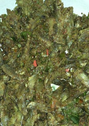 Foto resep Sambel ijo wadher (ikan kecil)