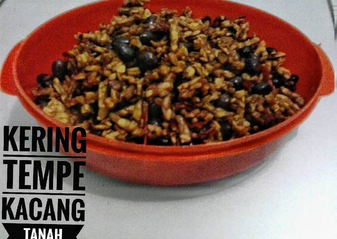 Ini dia! Cara gampang membuat Kering Tempe Kacang Tanah  sesuai selera
