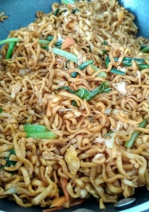 Foto resep Mie goreng sederhana