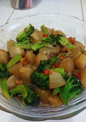 Foto resep Oseng cingur brokoli