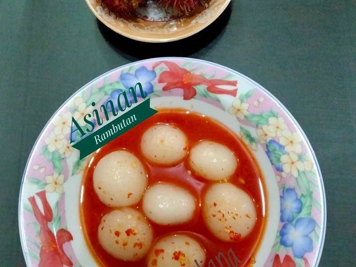 Easy Ways Make Recipes Asinan Rambutan the Delicious Can Pamper Your Tongue.