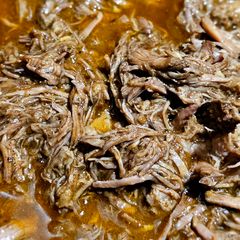 A picture of Birria Style Slow Cooked Beef.