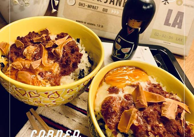 Langkah Mudah untuk Membuat Corned ricebowl yang Lezat Sekali