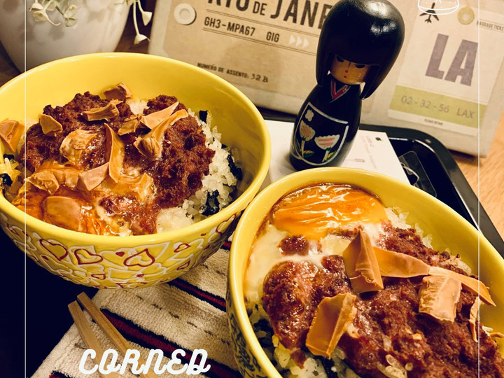Langkah Mudah untuk Membuat Corned ricebowl yang Lezat Sekali
