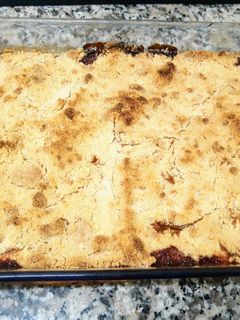 Una foto de Postre delicia de manzanas con crumble