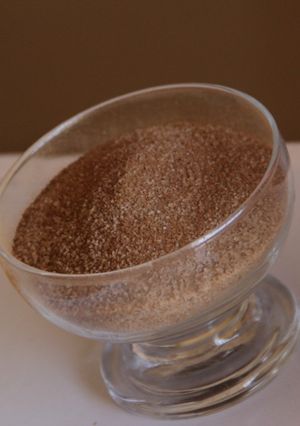 A picture of Cinnamon sugar.