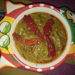 Palak saag A picture of Palak saag.