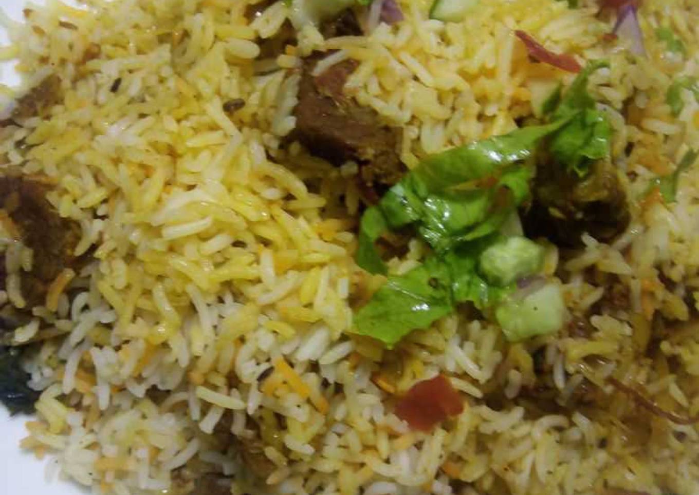 Beef biryani