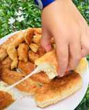 Bánh mì sữa nhân phô mai chiên