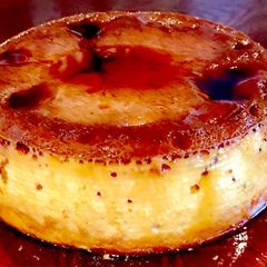 A picture of Mom’s caramel custard.