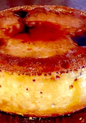 A picture of Mom’s caramel custard.