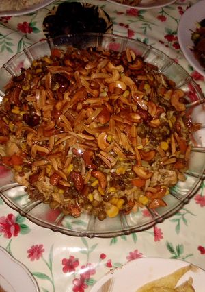 صورة لوصفة كبسة بالخضار