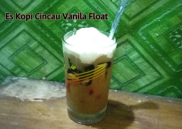 Es Kopi Cincau Vanila Float