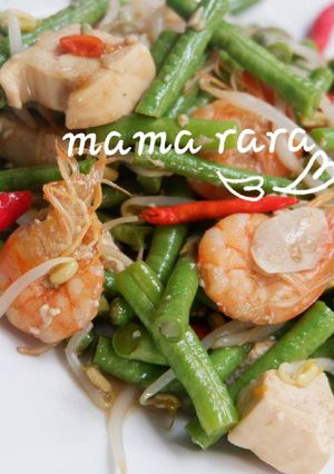 Foto resep Tumis Kacang Panjang spesial Udang 🦐🦐🦐