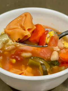 A picture of Tortellini Soup.