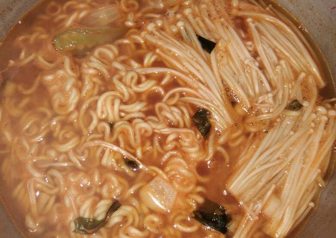 Resep Ramnyun Topping Jamur Enoki Oleh Ahjumma Dapur Cookpad Resep Ramnyun Topping Jamur Enoki Oleh Ahjumma Dapur Cookpad