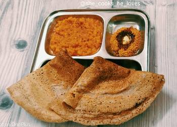 Easiest Way to Recipe Tasty Red Rice  Barnyard Millet Dosa