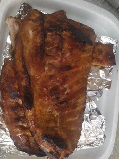 Una foto de Costillas de cerdo a la barbacoa en horno