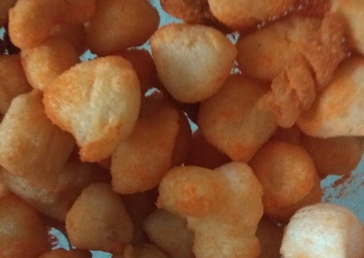 Bumbu mengolah Kerupuk atom haruan/gabus yang Enak