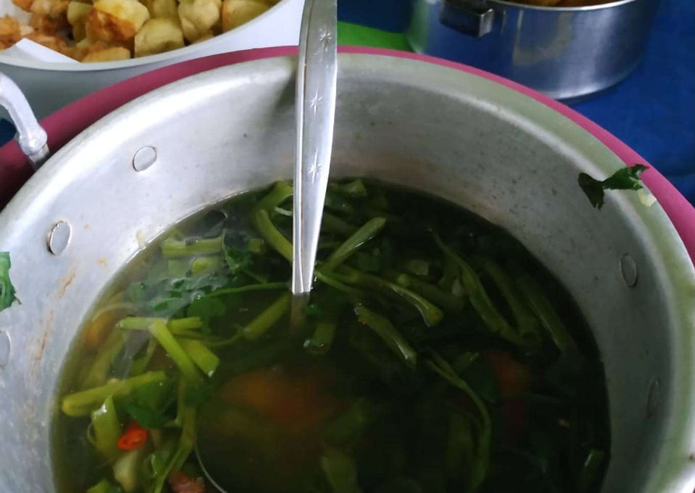Bayam masak sayuran