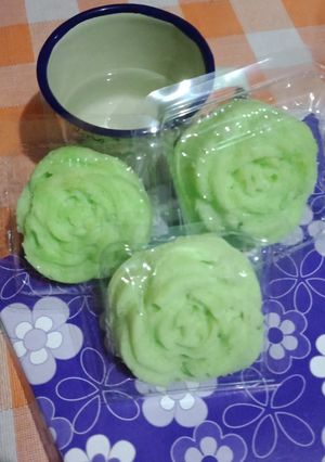Foto resep Bolu kukus pandan