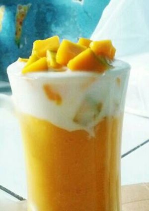 Foto resep Mango Thai Lumer (jus mangga kekinian) #enakanbikinsendiri