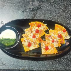 Cheesy Masala Paratha (from left over khichdi) A picture of Cheesy Masala Paratha (from left over khichdi).