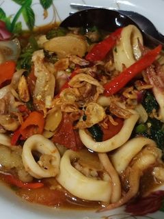 Foto resep Tumis kangkung/kangkung seafood/kangkung cumicumi