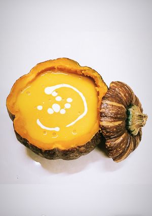 Hình của món Soup bí đỏ.