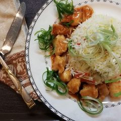 A picture of CHICKEN MANCHURIAN WITH FRIED RICE #cookpadApp #Ricecompetition.