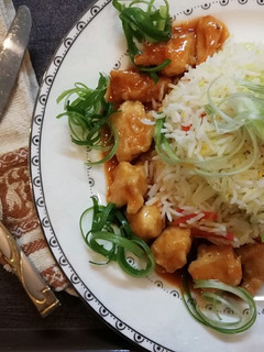 A picture of CHICKEN MANCHURIAN WITH FRIED RICE #cookpadApp #Ricecompetition.