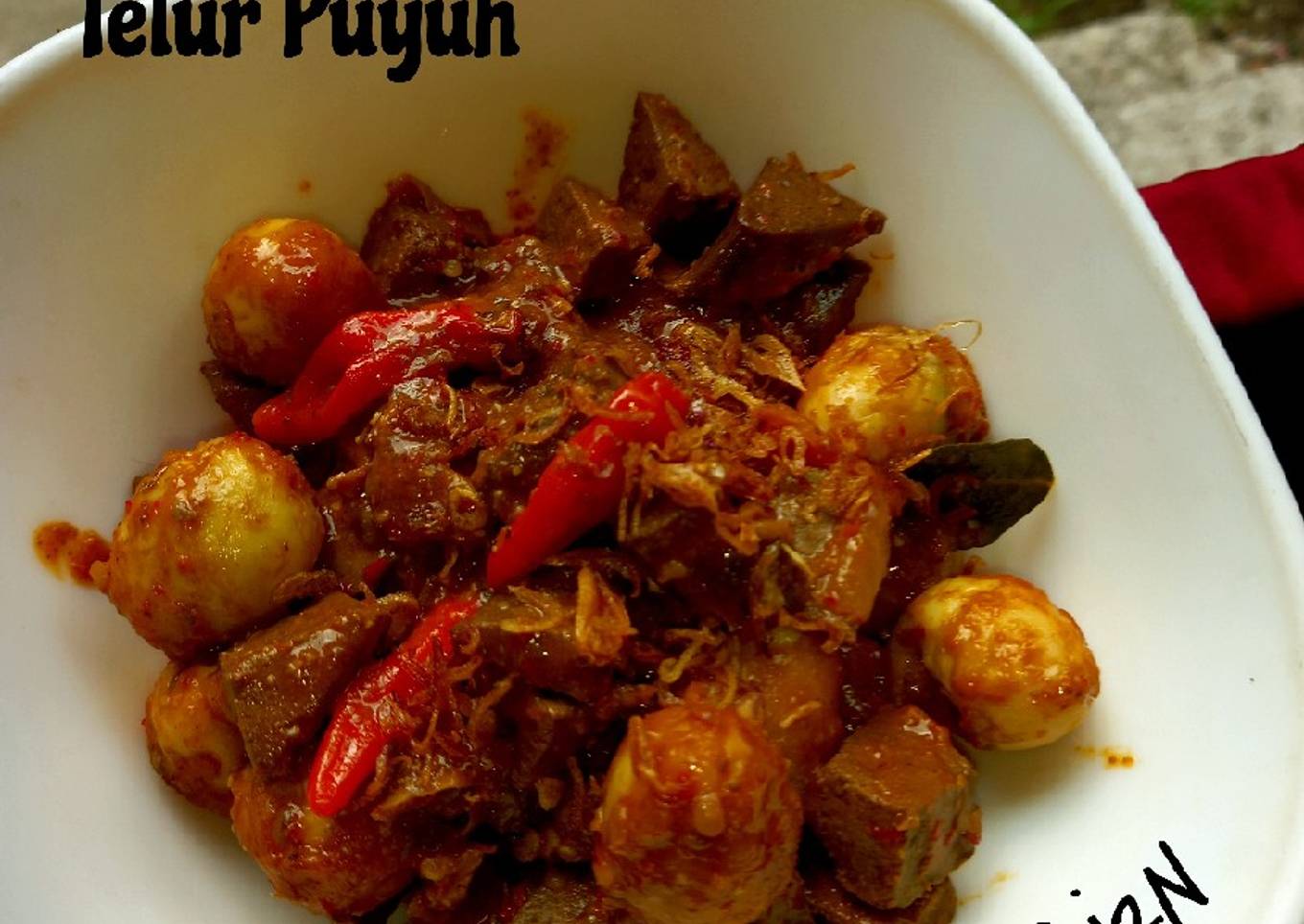 Sambal Goreng Ati Telur Puyuh