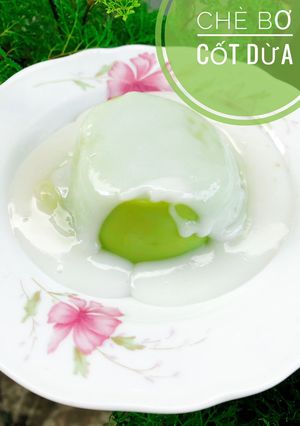 Hình của món Ăn dặm - Chè bơ cốt dừa.