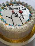 Torta de cumpleaños sin gluten