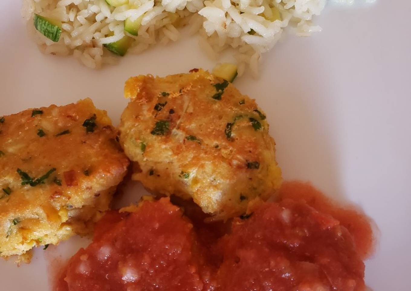 Greñudas de pollo (Tortitas)