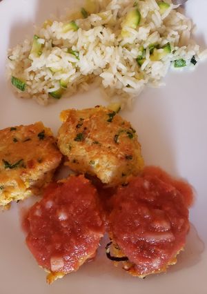 Una foto de Greñudas de pollo (Tortitas)