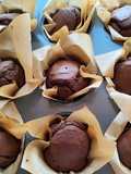 Muffins de cacau e café (sem açúcar)