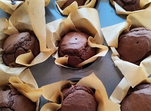 Foto de Muffins de cacau e café (sem açúcar)