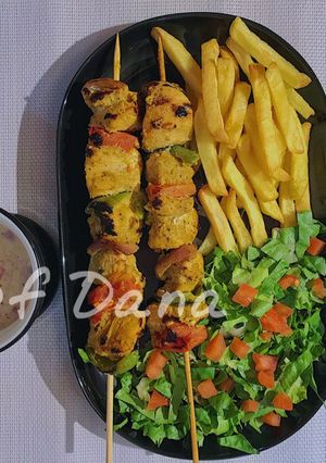 صورة لوصفة شيش طاووق