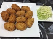 A picture of potato croquettes