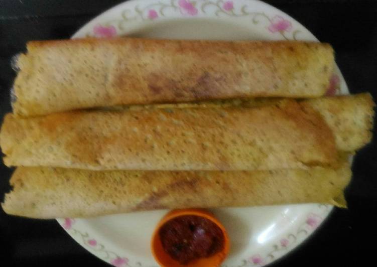 Recipe of Favorite Mix Dal Dosa