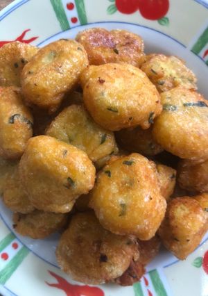 Foto resep Perkedel ft daun pegagan