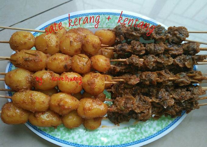 Rendang sate kerang & kentang