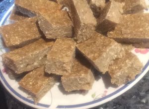Una foto de Barras de banana 🍌 riquísima