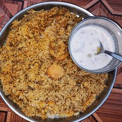 A picture of Aloo biryani.
