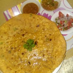 A picture of Besan ki roti.
